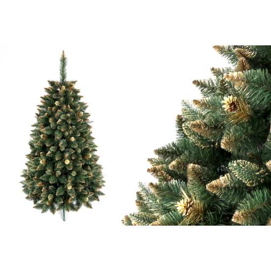 Matra Gold 220cm Artificial Christmas Tree