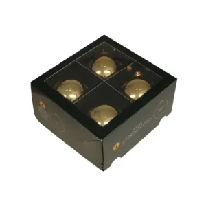 Arany Üveg Gömb 10 cm 4db