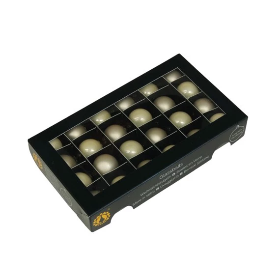 Pezsgő Üveg Gömb 2,5 cm 24db