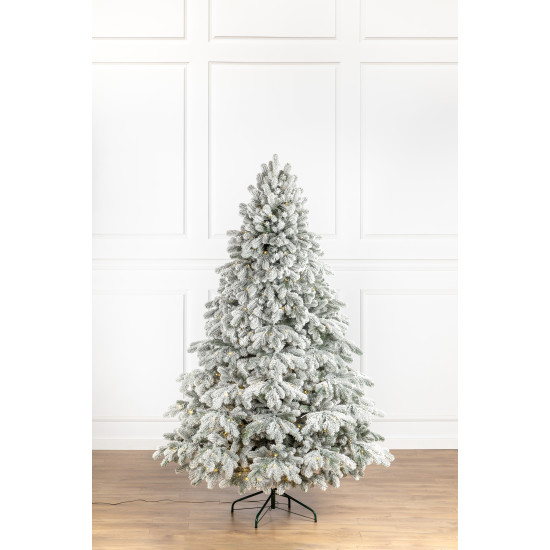 Montana Prémium Havas LEDES Nordmann 210cm 3D Műfenyő Világítással Montana Prémium Havas LEDES Nordmann 210cm 3D Műfenyő Világítással