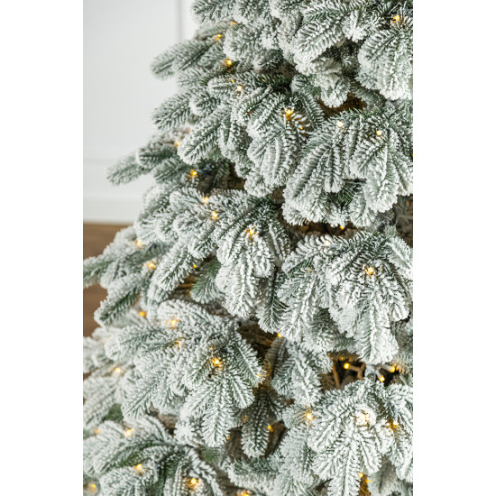 Montana Prémium Havas LEDES Nordmann 210cm 3D Műfenyő Világítással Montana Prémium Havas LEDES Nordmann 210cm 3D Műfenyő Világítással
